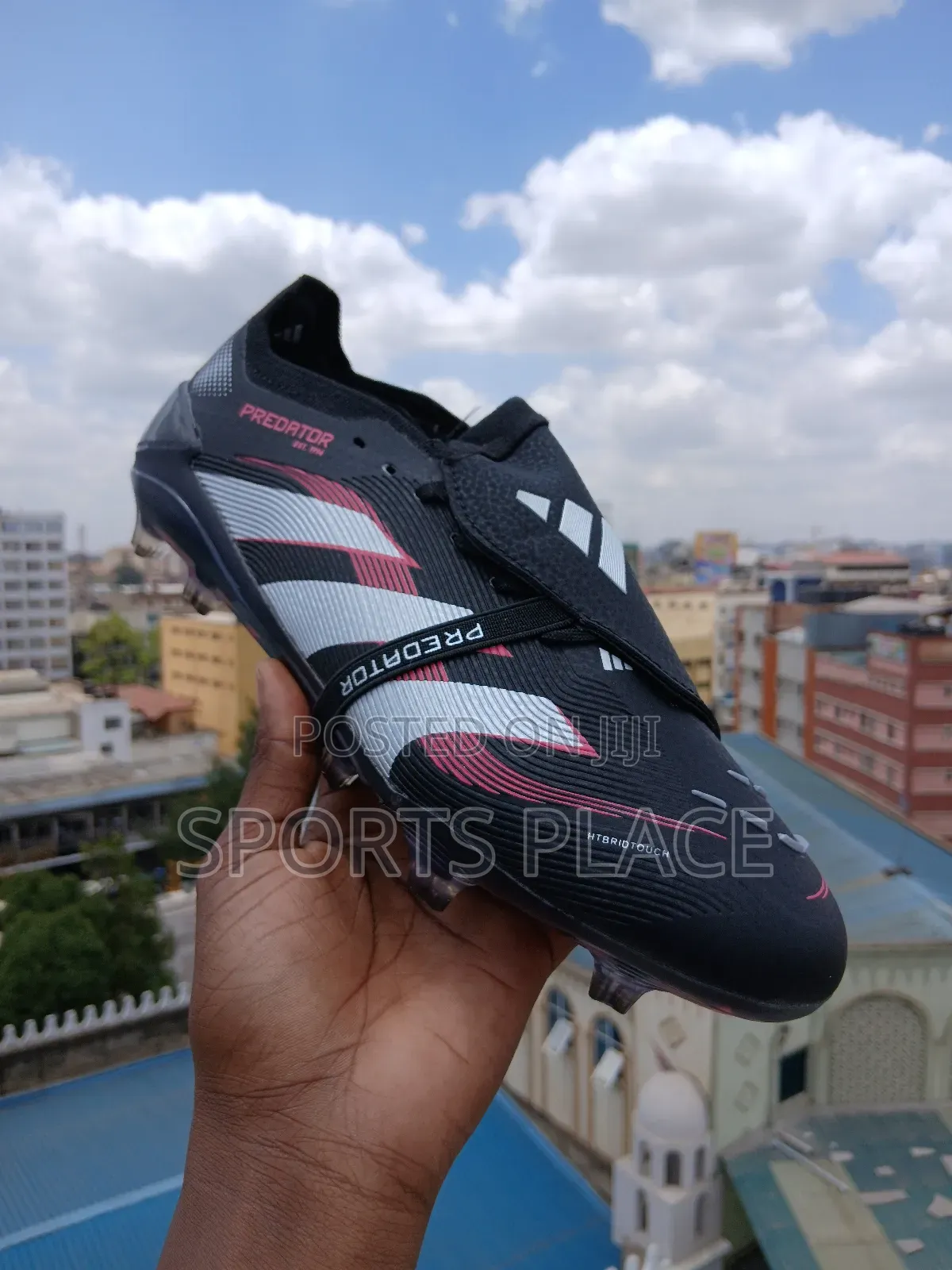 Fresh New Adidas Predator Dark Black, With Tongue Football Boots