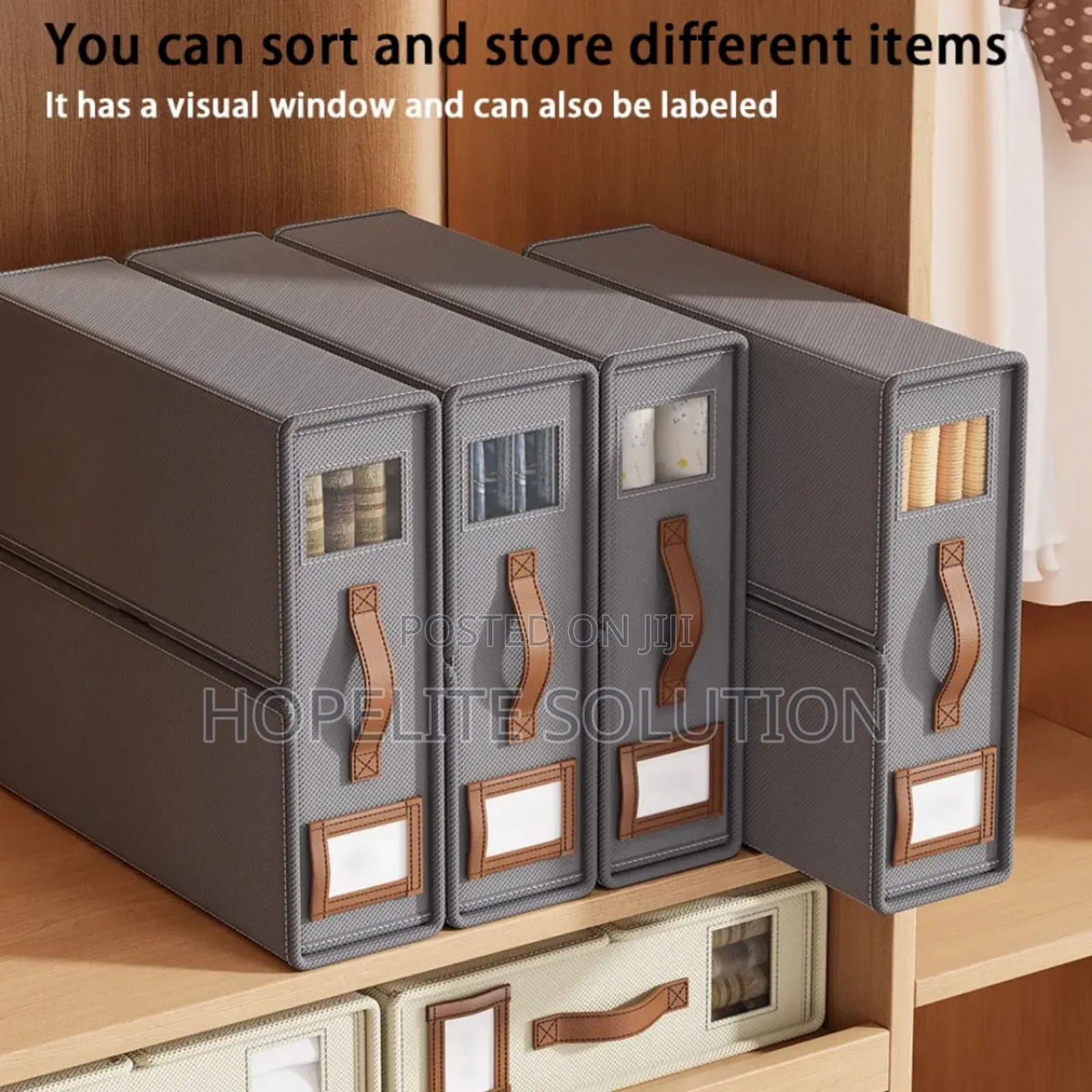 Fabric Storage Closet Organizer