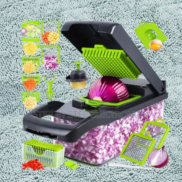 Manual 16 in 1 Multifunctional Vegetable Chopper Cutter Dicer