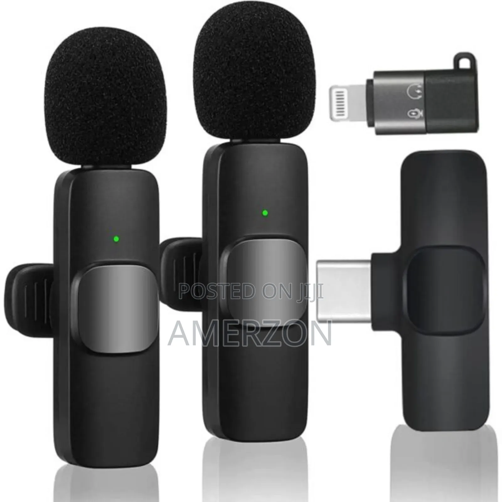 Dual Wireless Microphone System – Clip-on Lavalier | Noise Reduction