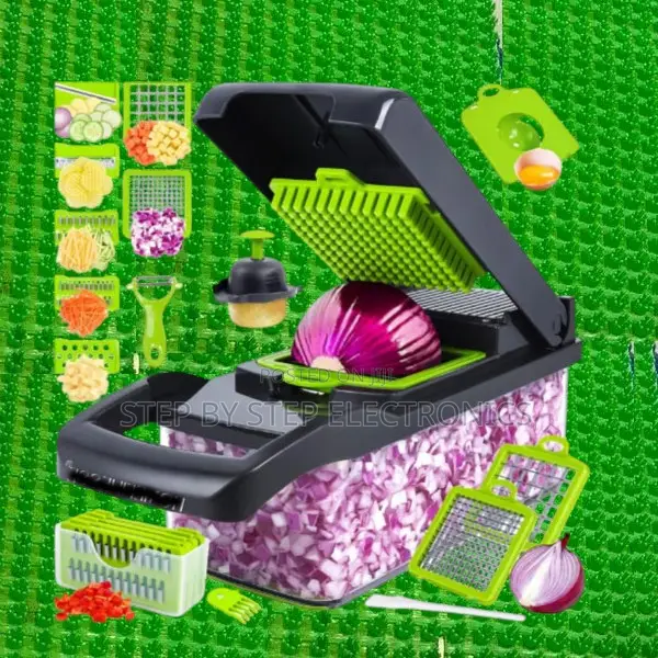 All in One 16 in 1 Multifunction Vegetable Cutter Dicer Chopper