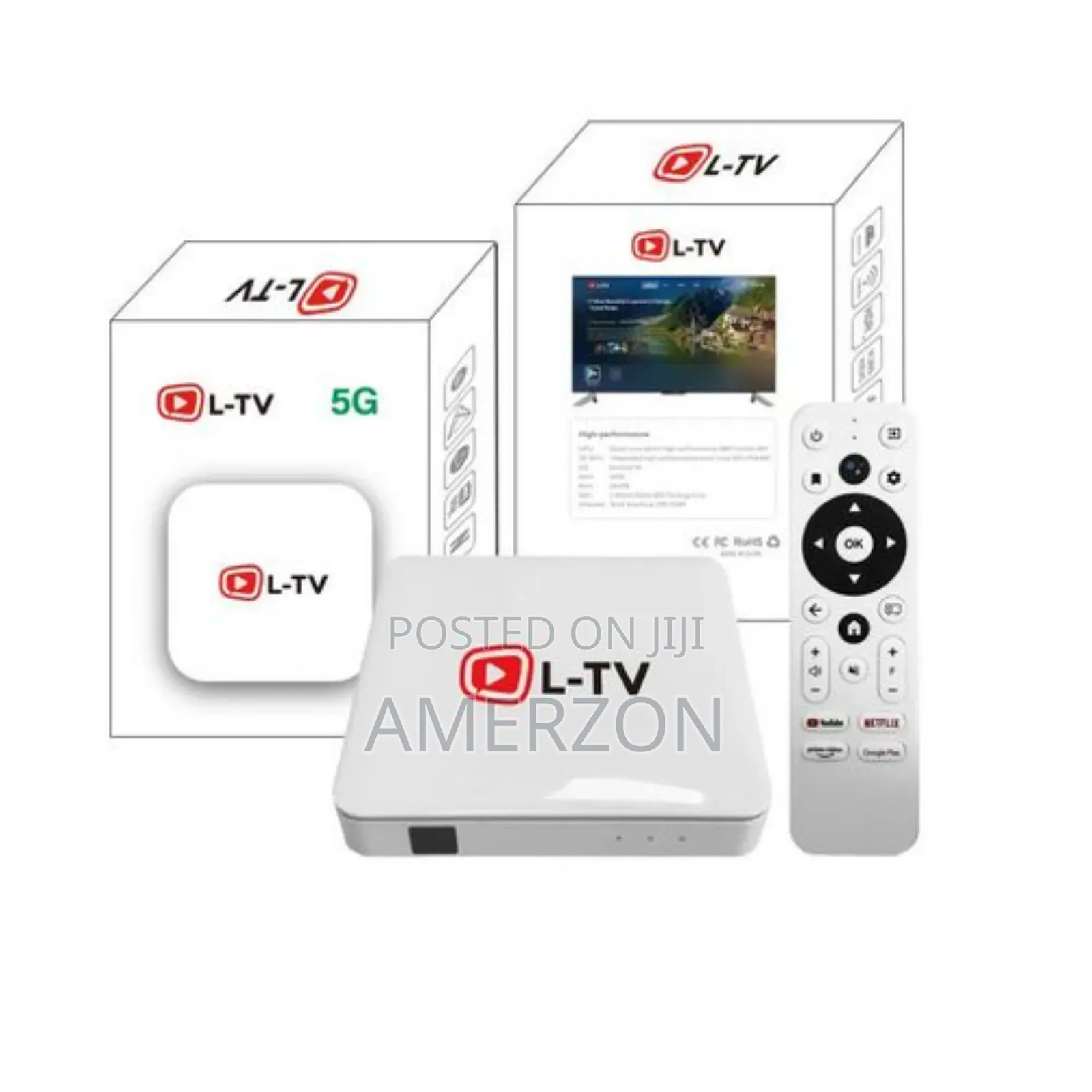 L-Tv Ultra Hd Android 10 Tv Box 16gb-Ram 256gb-Rom