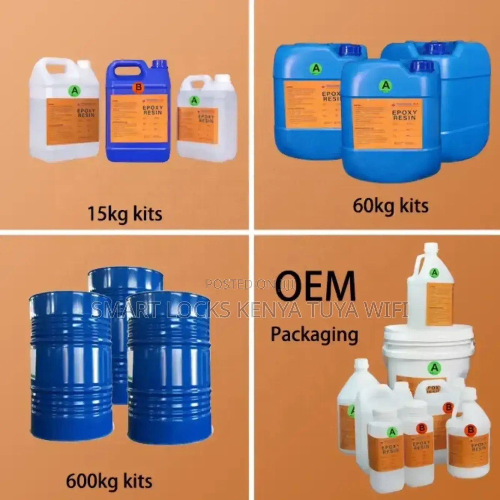 Clear Liquid Epoxy Resin and Hardener Ab Glue (Per Kg)