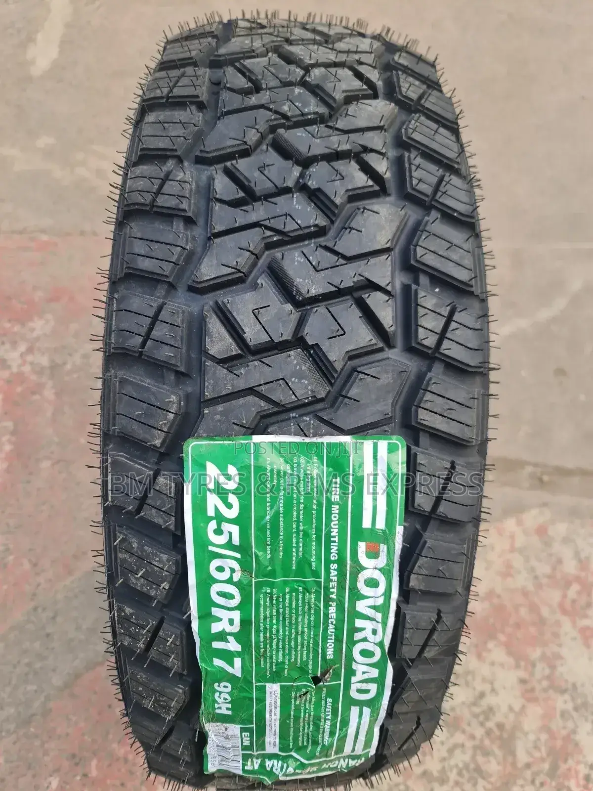 225 /60 R17 Davroad Tyres (All Terrrain)