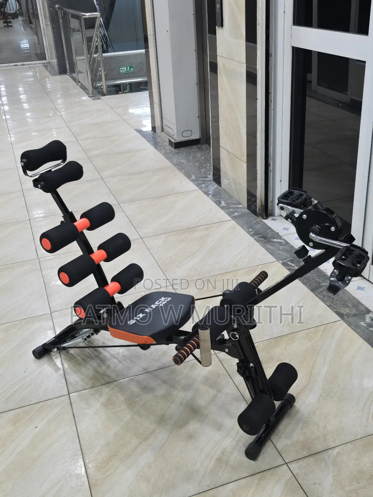 Six Pack Care Abdominal Fitness Machine With Pedal