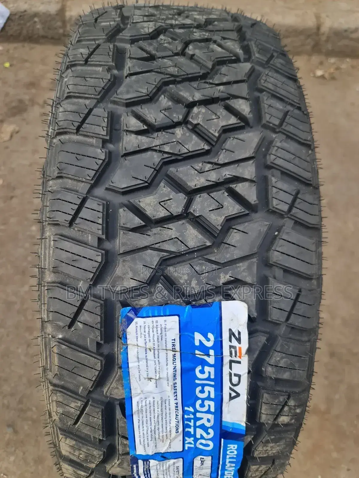 275 /55 R20 Zelda Tyres (All Terrrain)
