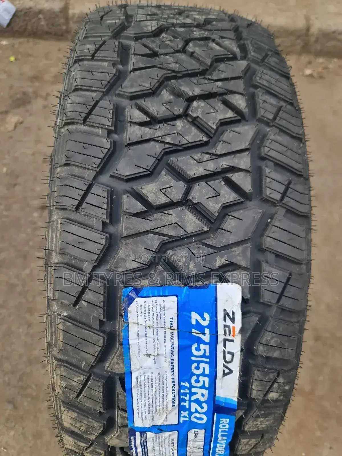 275 /55 R20 Zelda Tyres (All Terrrain)