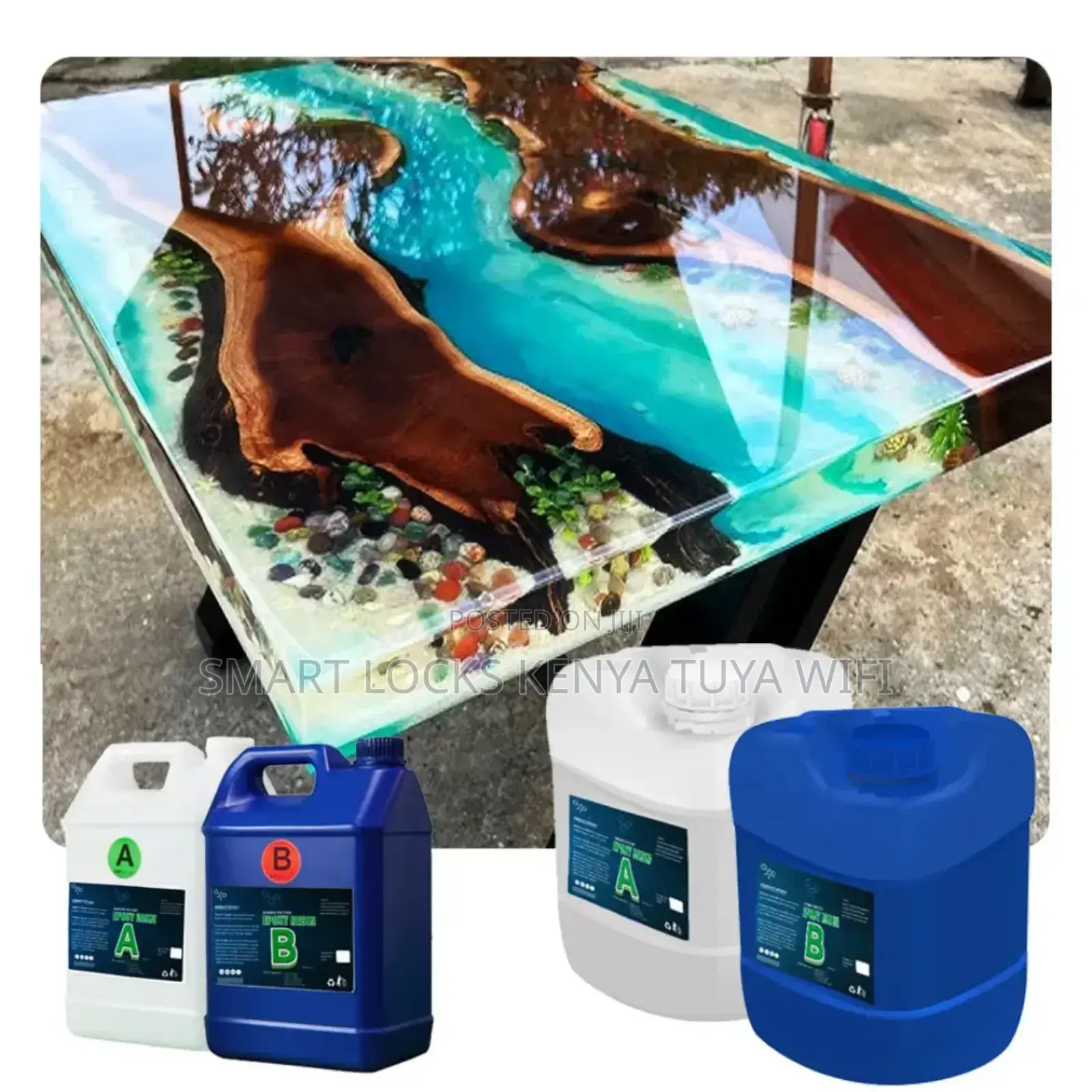 Clear Crystal Resin Epoxica Ab Liquid Resin Epoxy Deep Pour( Per Kg )