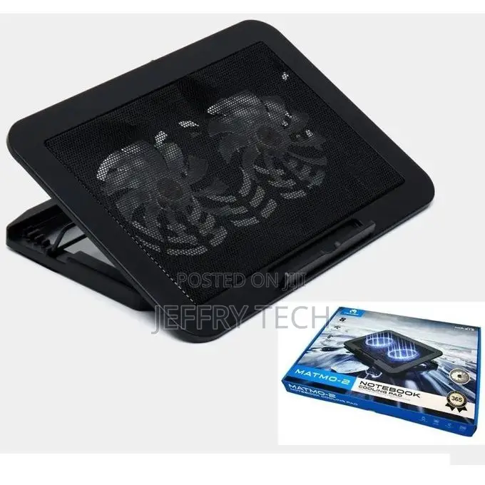 Laptop Notebook Cooling Pad With Two Quiet Fans