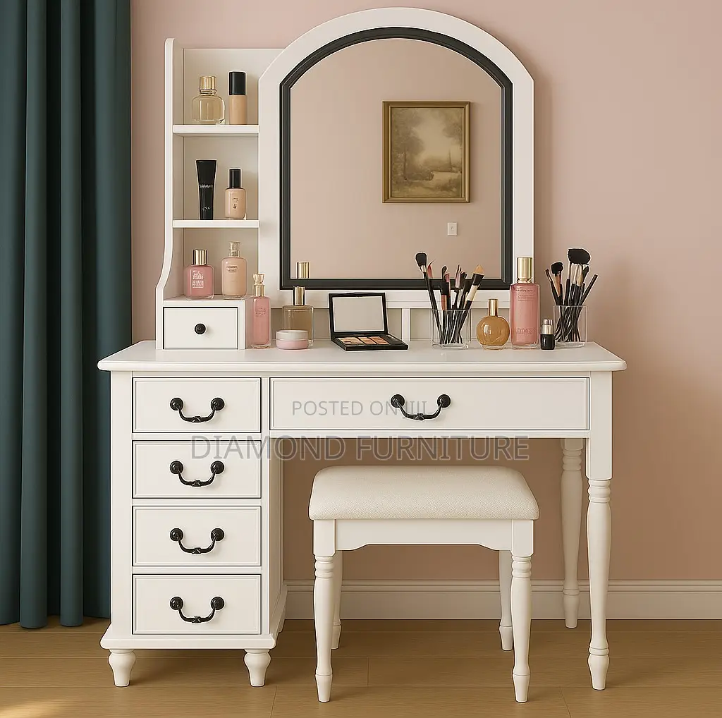 Home Furniture; Compact Vanity Dressing Table For Stylish Bedrooms