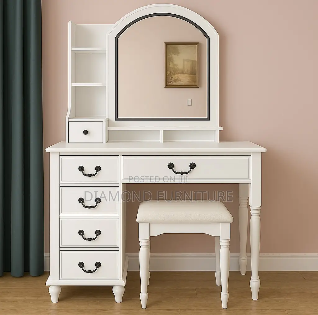 Home Furniture; Compact Vanity Dressing Table For Stylish Bedrooms