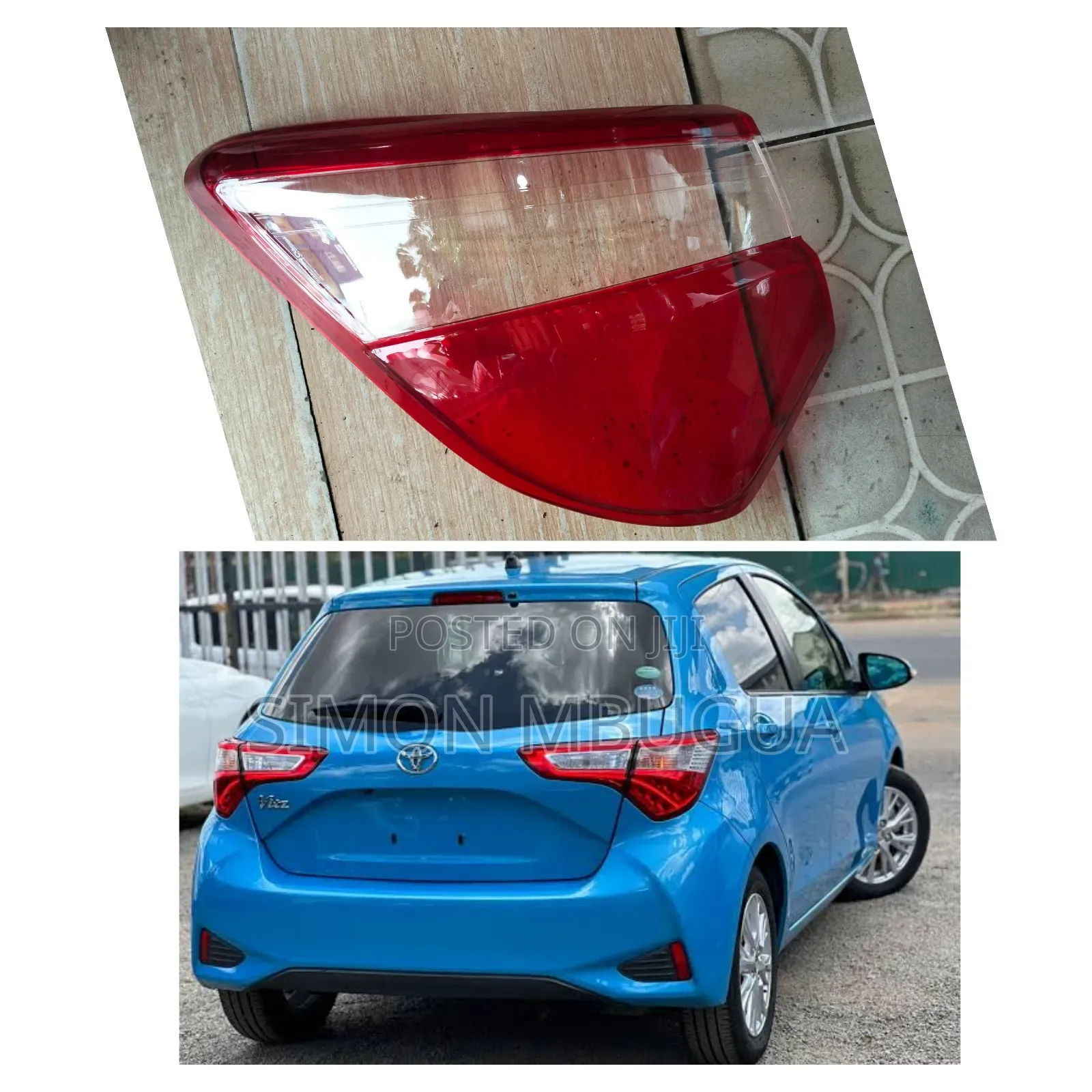 Toyota Vitz 2018 Taillight Lens