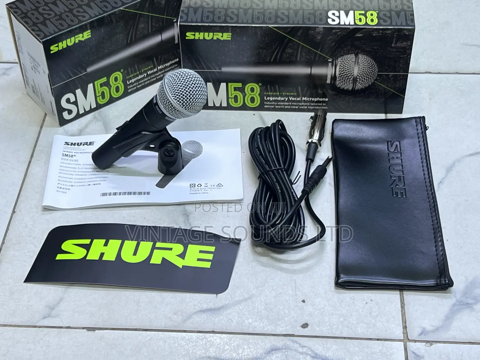 Sm58 Legendary Shure Dynamic Microphone