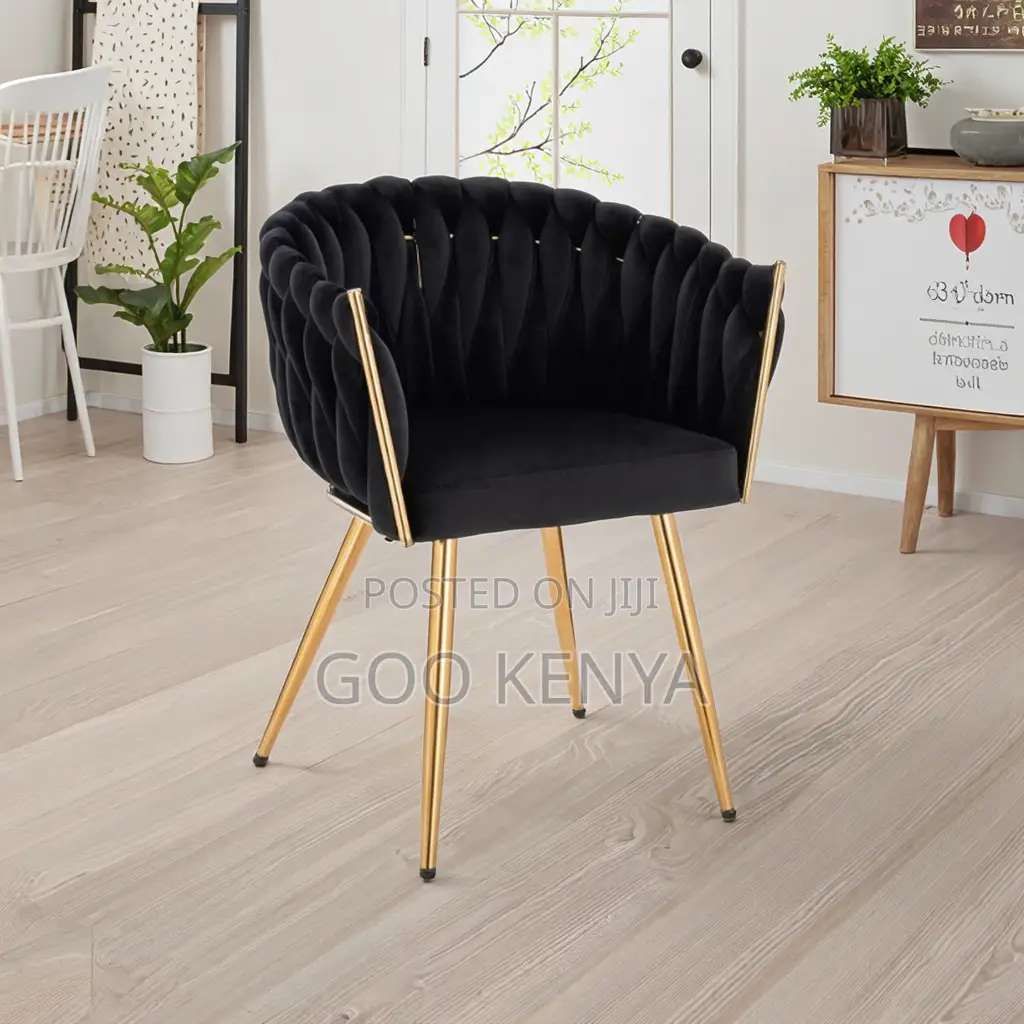 Home Chair; Velvet Single Seat Home/Dining Chair