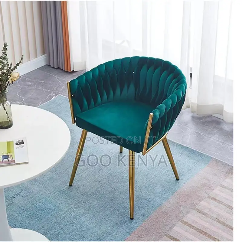 Home Chair; Velvet Single Seat Home/Dining Chair