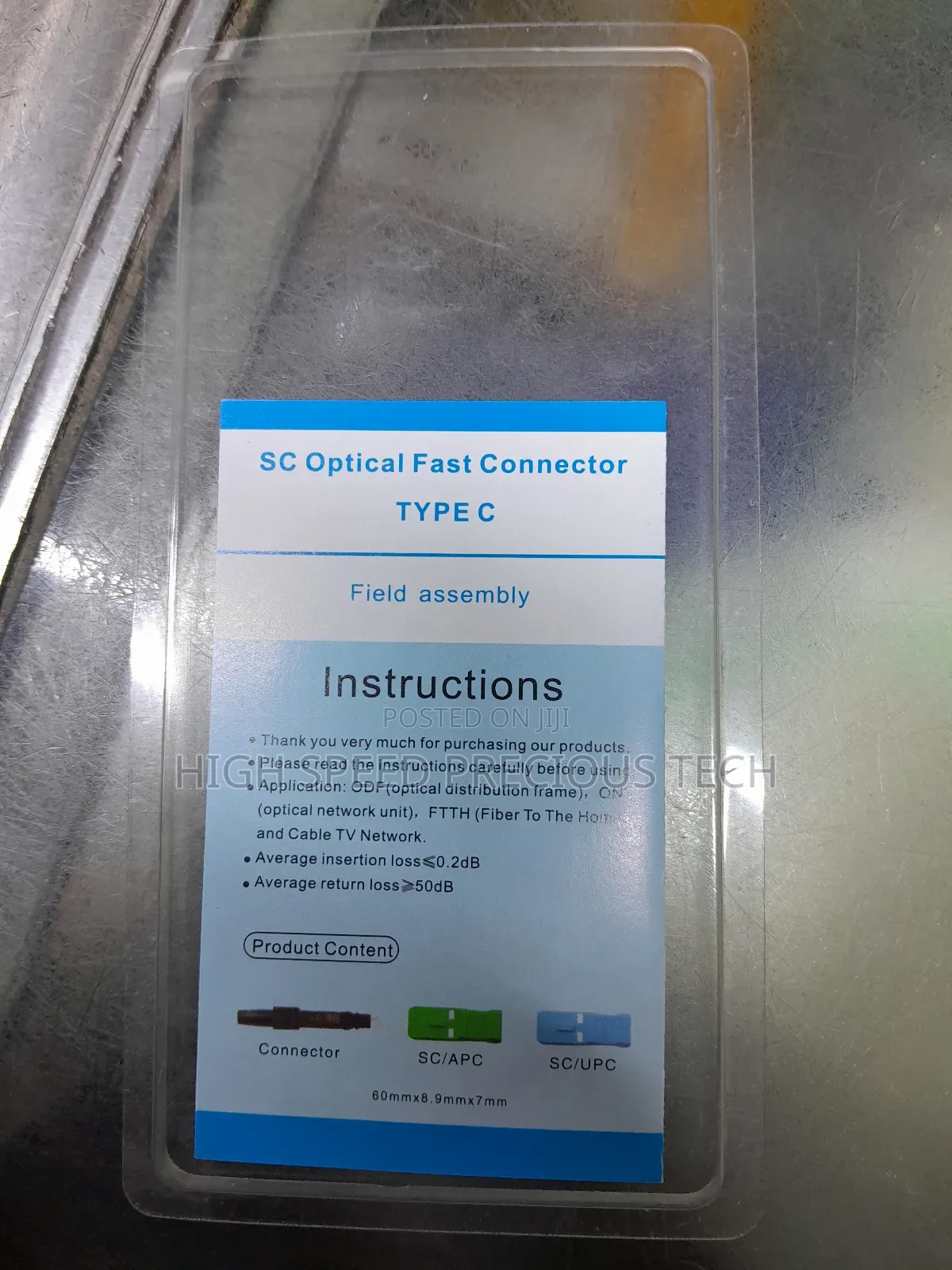 Sc Upc Fast Connectors Fiber