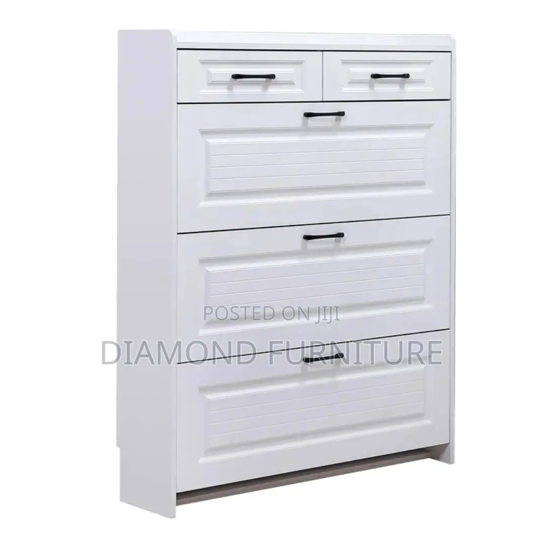 Home Furniture; Modern Shoe Rack With Sleek Space-Saving Design