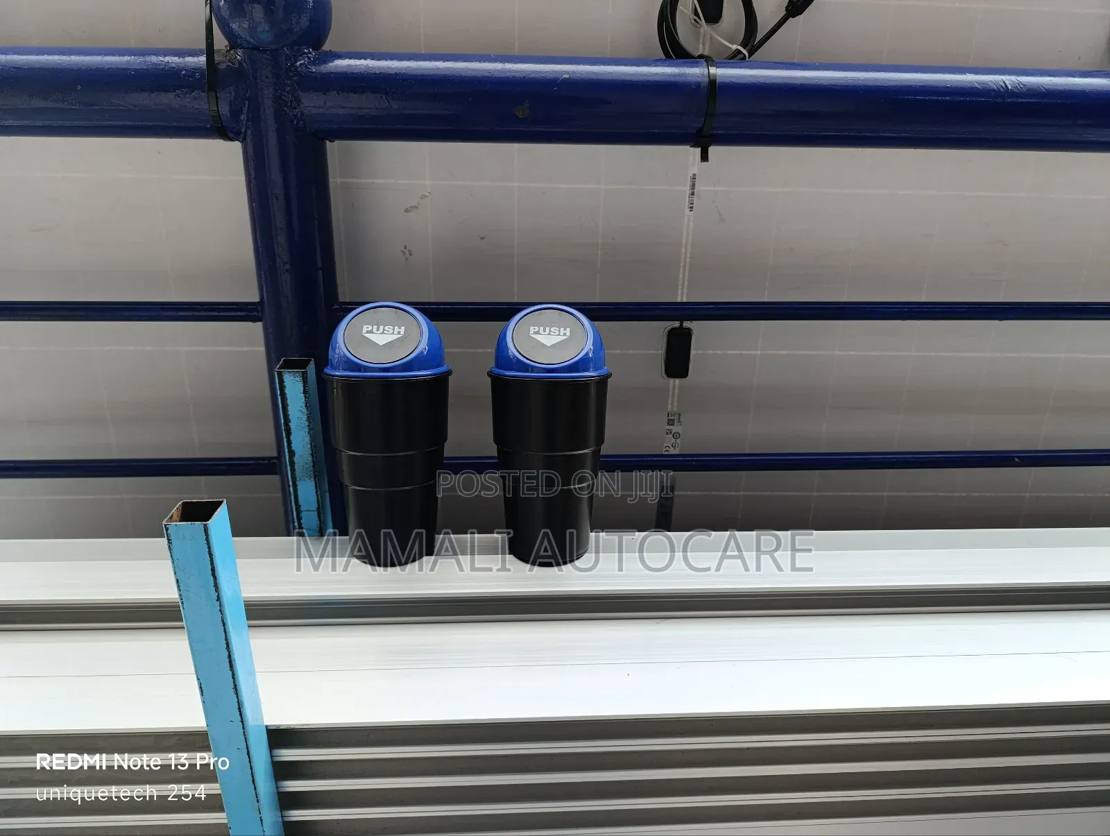 Portable Mini Car Dust Bin Universal Fit