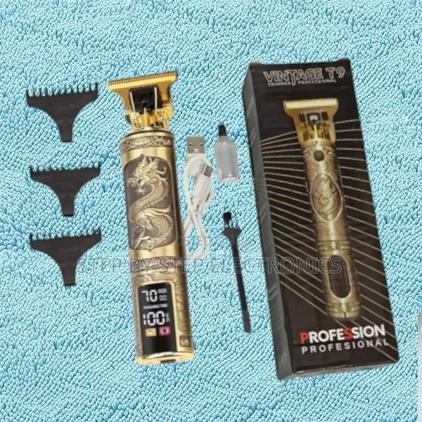 Vintage T9 Dragon Monster Cordless Beard Grooming Clipper With Led