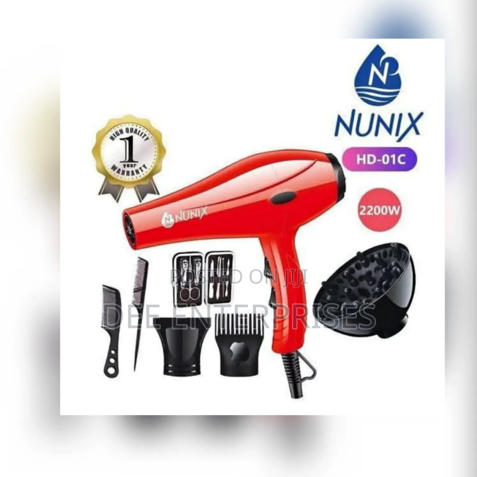 Nunix Hd-01 2200w Hair Dryer