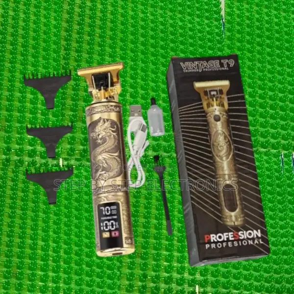 Vintage T9 Dragon Hair Clipper Trimmer With Led Display Grooming Tool