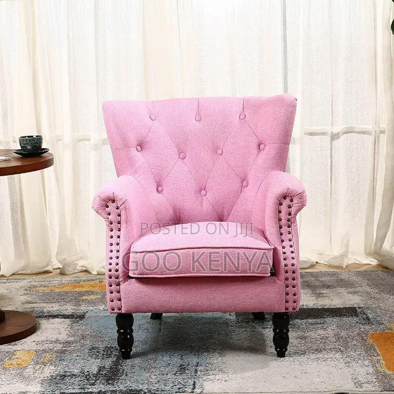 Home Sofa; Modern Single Seater Fabric Sofa for Living Room