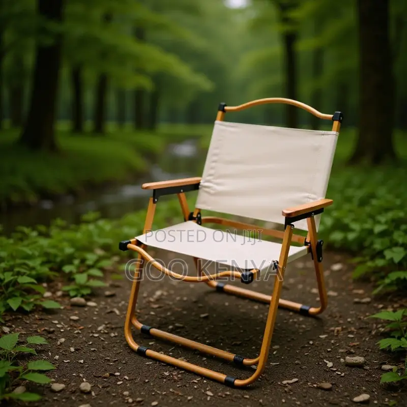 Camping Chair; Camping Rocking Chair With Foldable Fabric Design