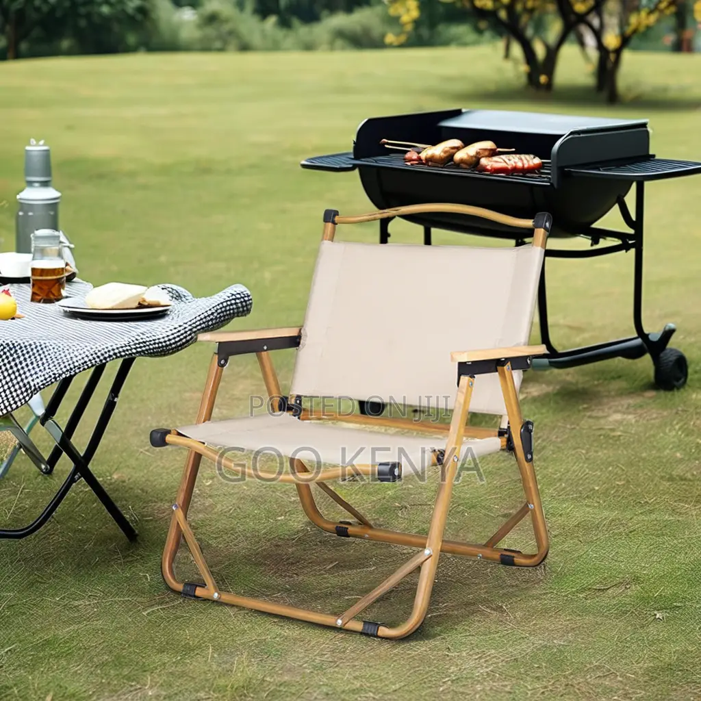 Camping Chair; Camping Rocking Chair With Foldable Fabric Design