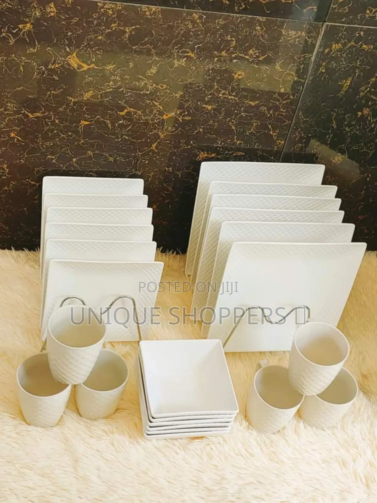  *24pcs Square Dinner Set