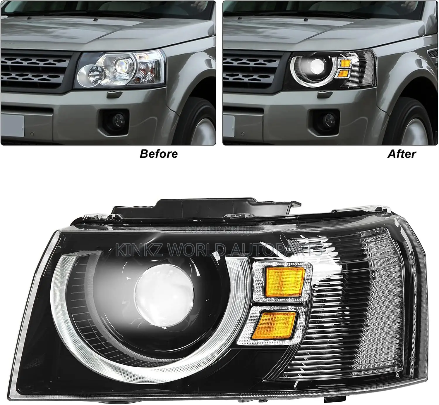 Land Rover Defender Freelander 2 Upgrade Led Headlight