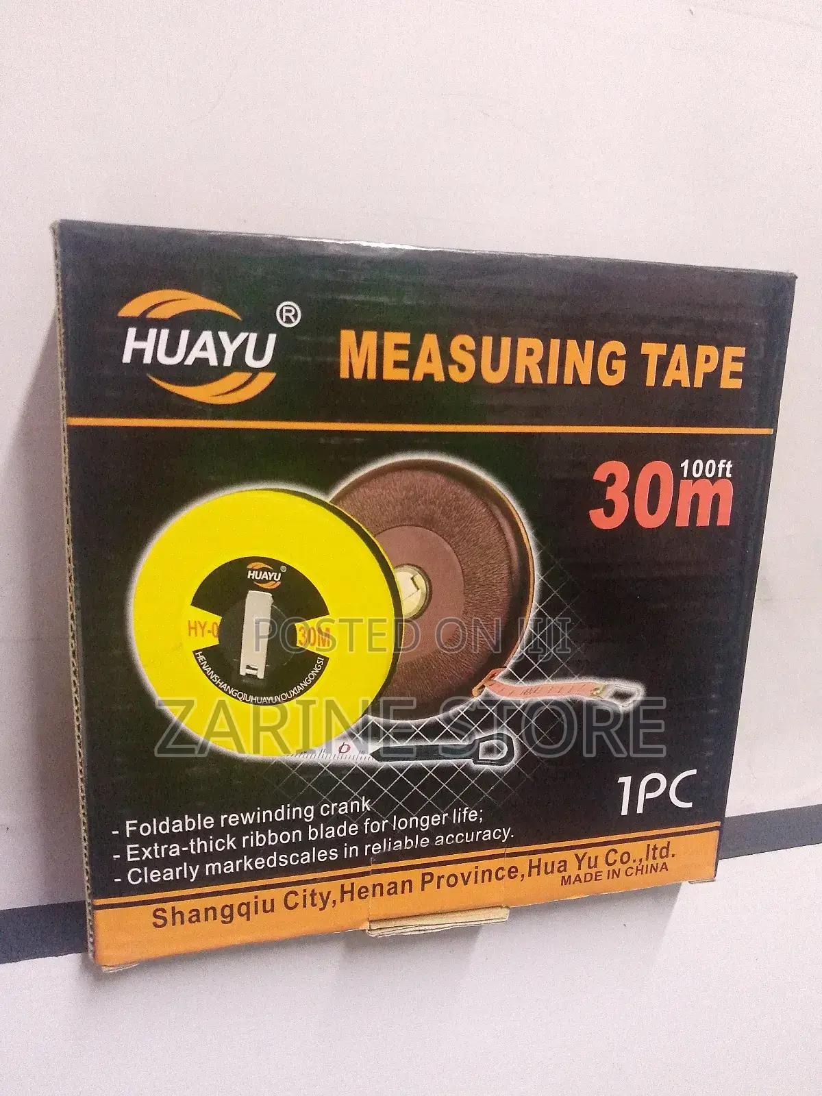 30 Metres Measuring Tape/ 100 Ft Folding Tape