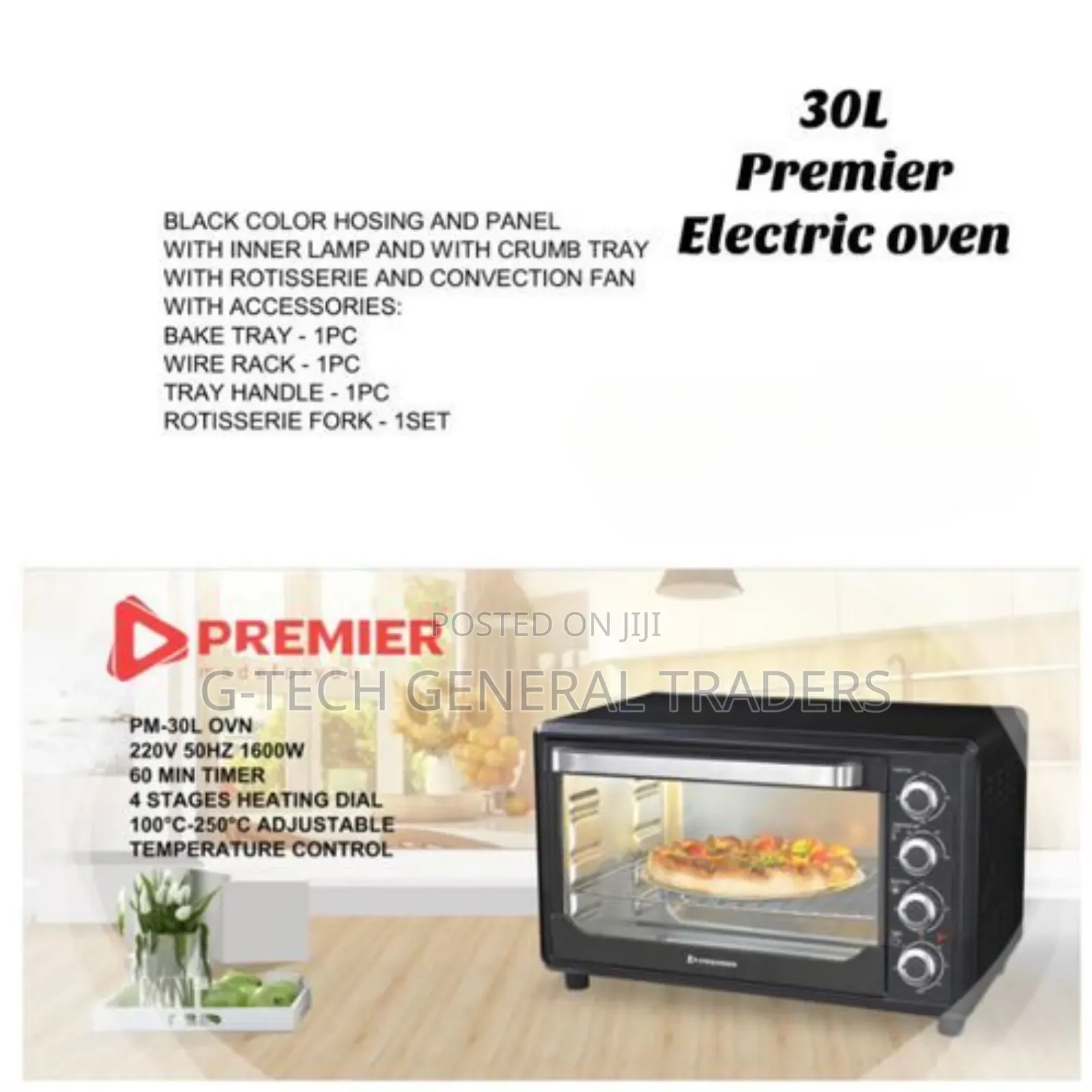 Premier 30l Energy Saver Electric Oven