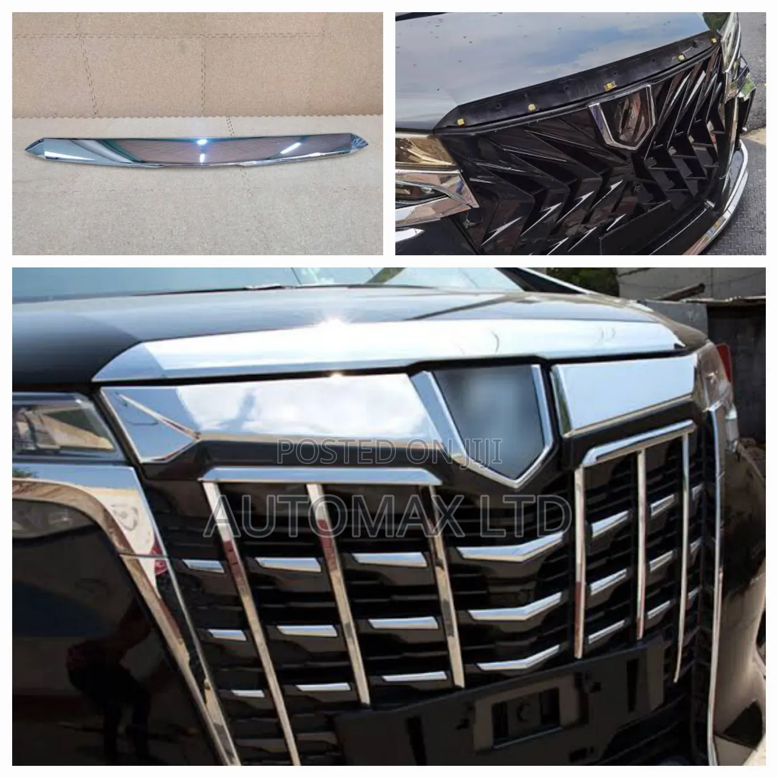 Toyota Alphard / Vellfire, Bonnet Chrome Finish