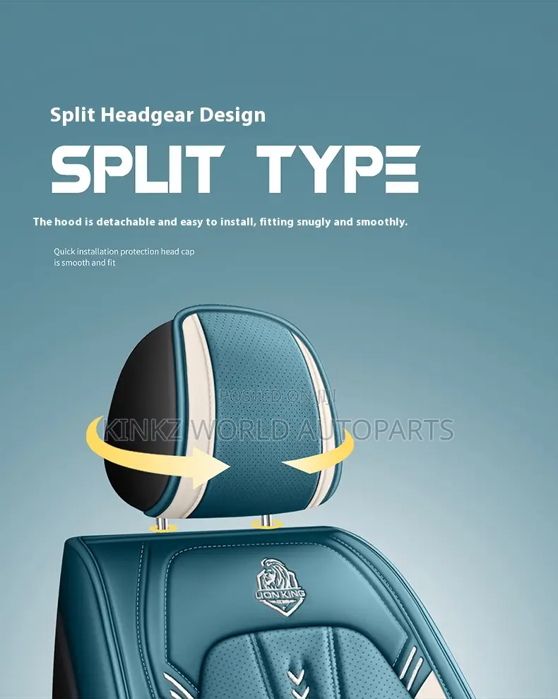 Premium Genuine Nappa Leather Auto Car Seat Covers Universal