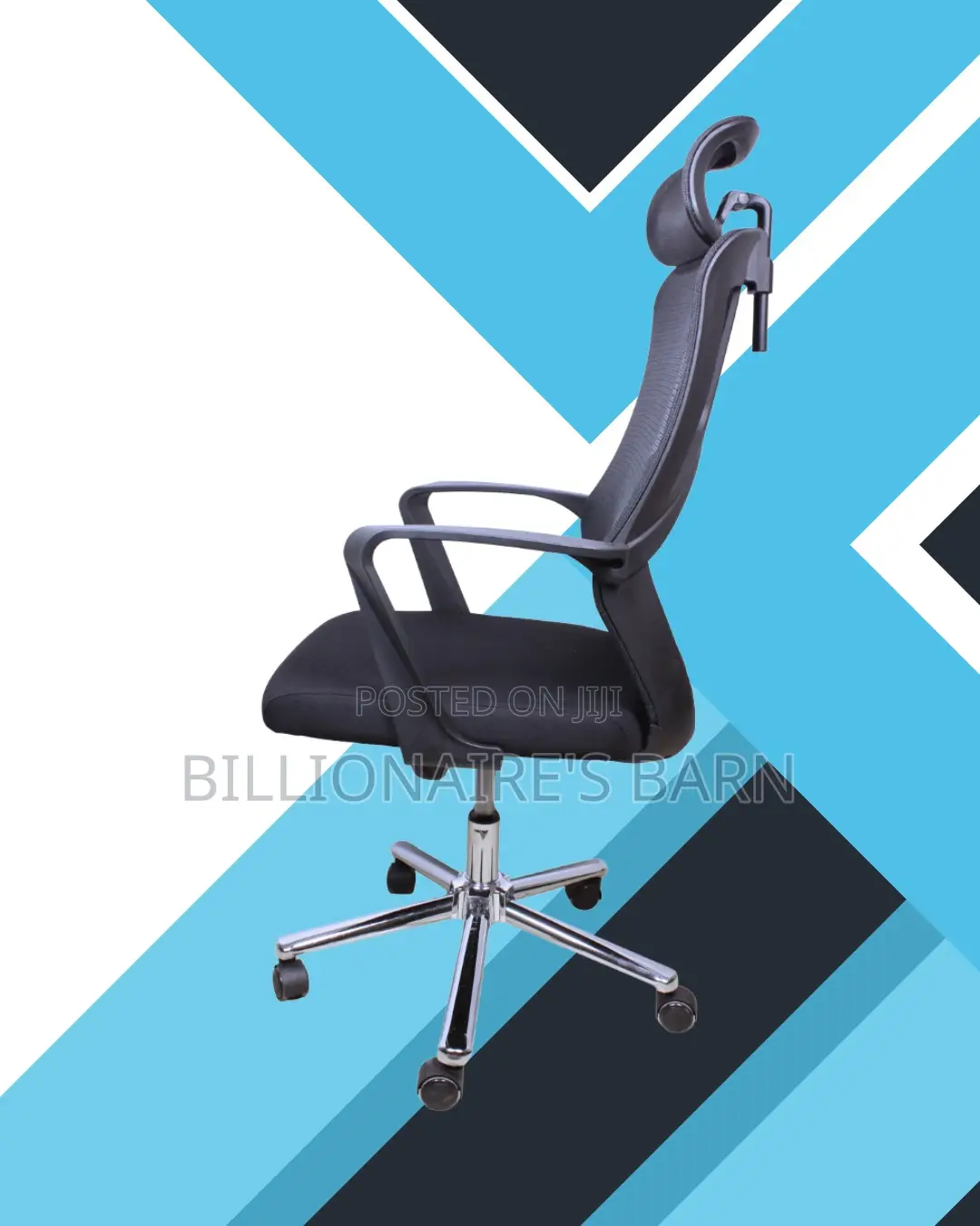 High Back Mesh Office Chair | Pro-Grade Swivel Base