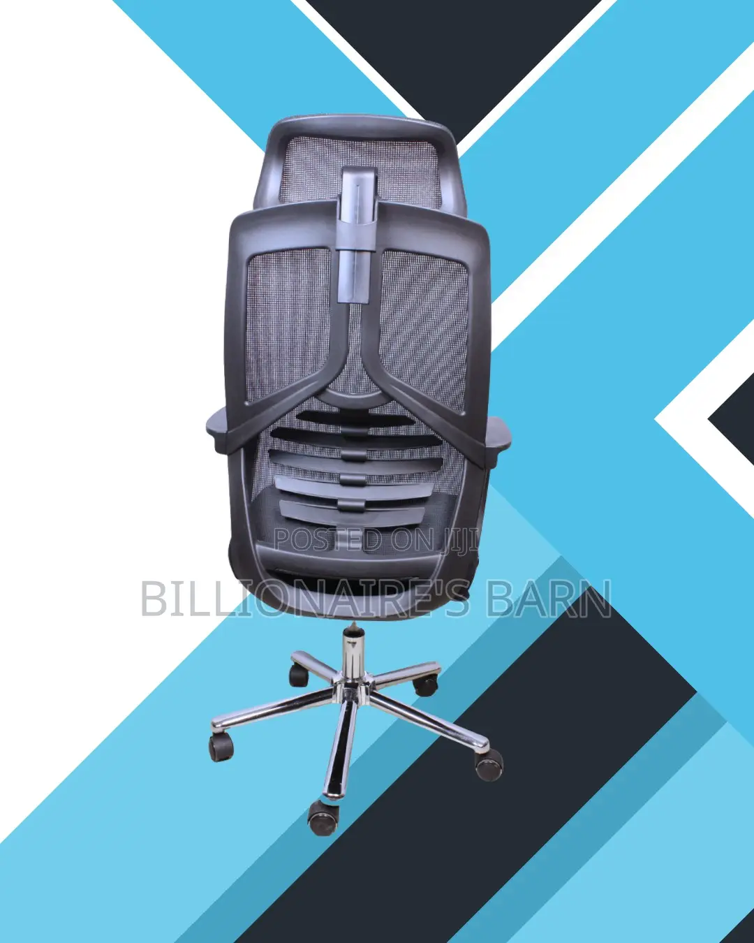 High Back Mesh Office Chair | Pro-Grade Swivel Base