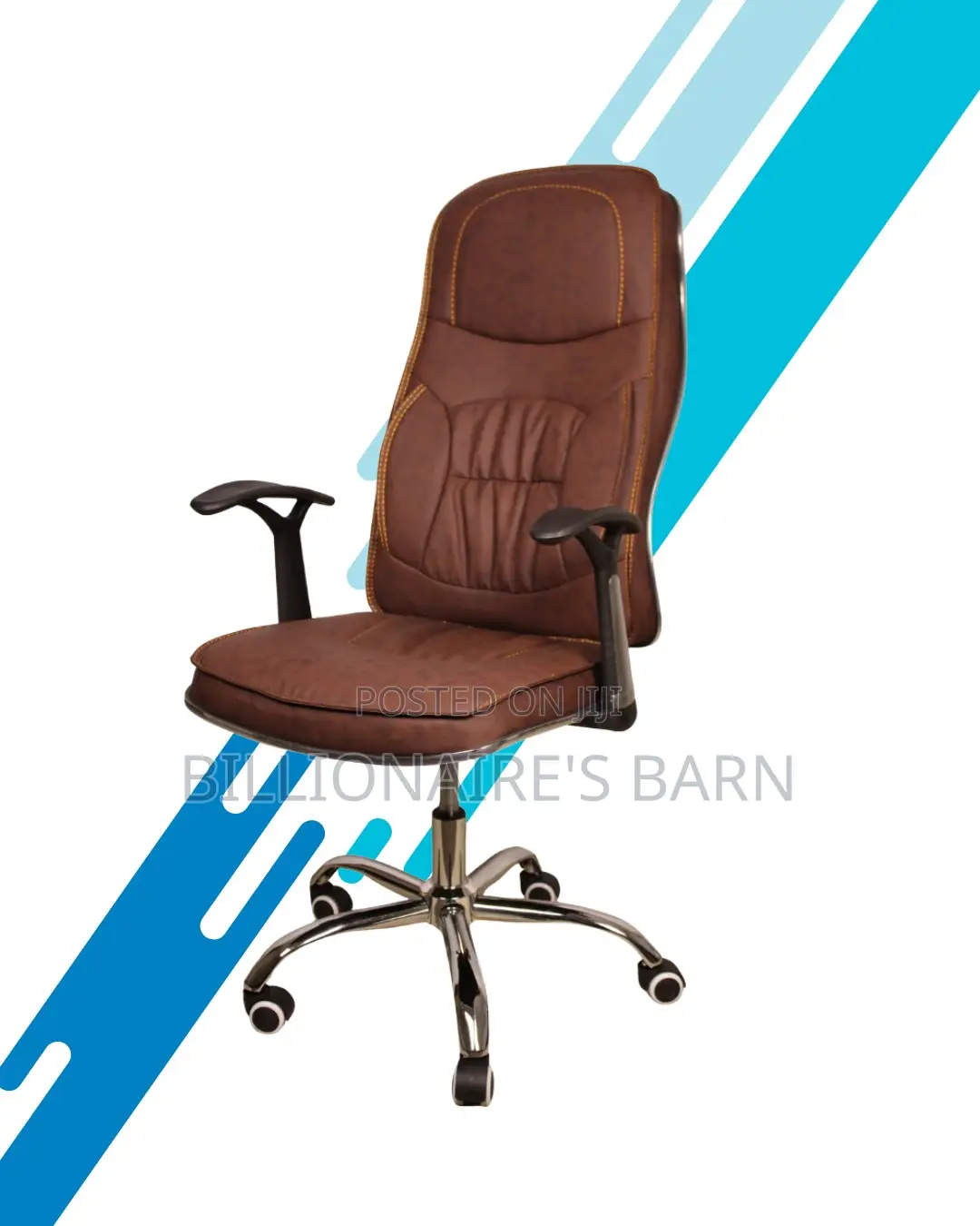 Ergonomic Executive Leather Chair — Scratch-Resistant Finish #259