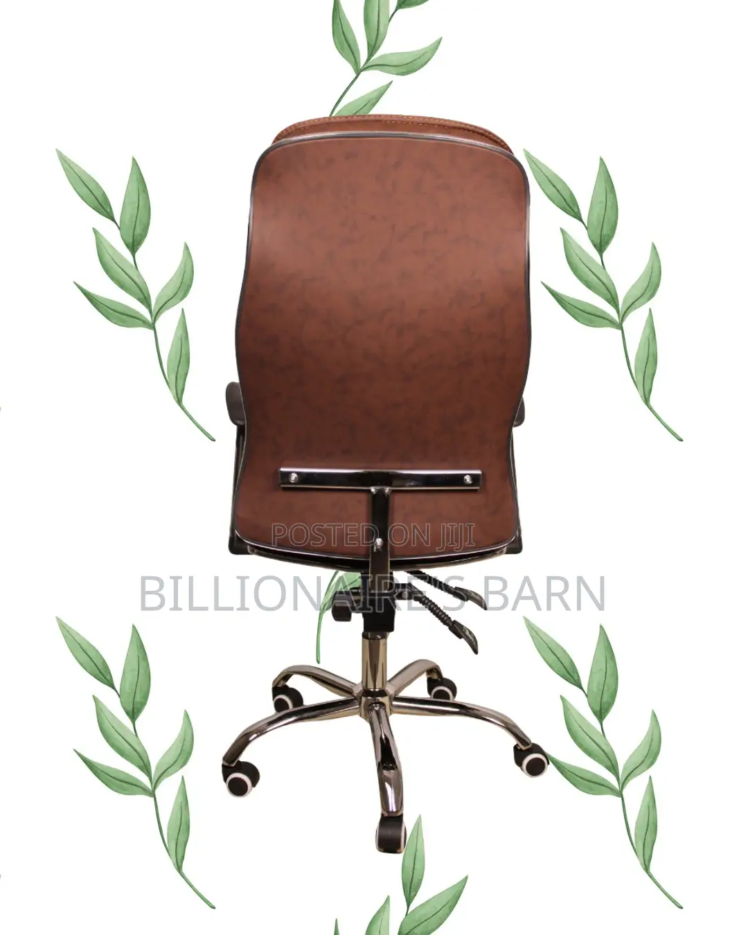 Supportive Ergonomic Executive Leather Chair | Adjustable Height