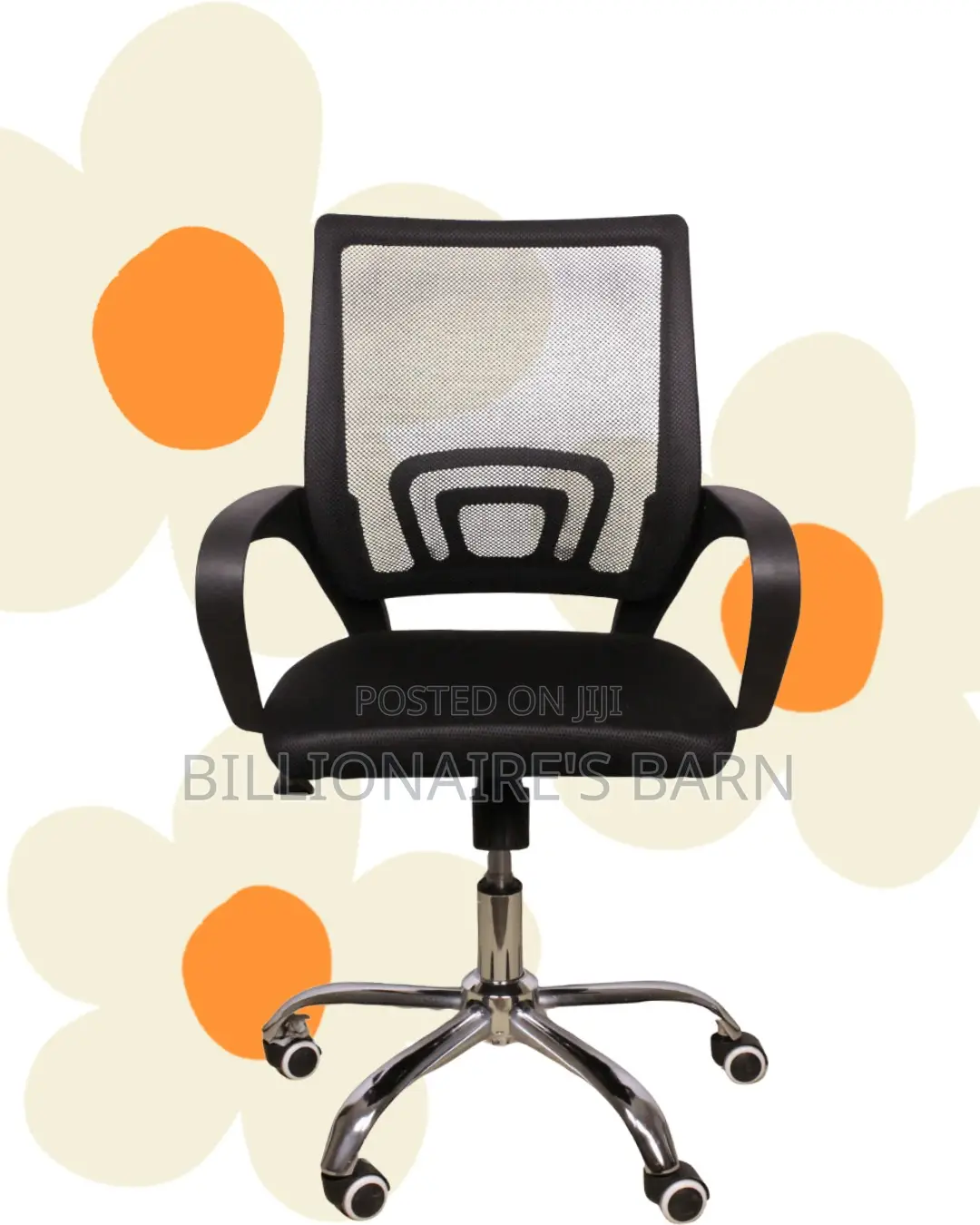 Secretarial Mesh Office Chair (Sleek) — Fast Seller