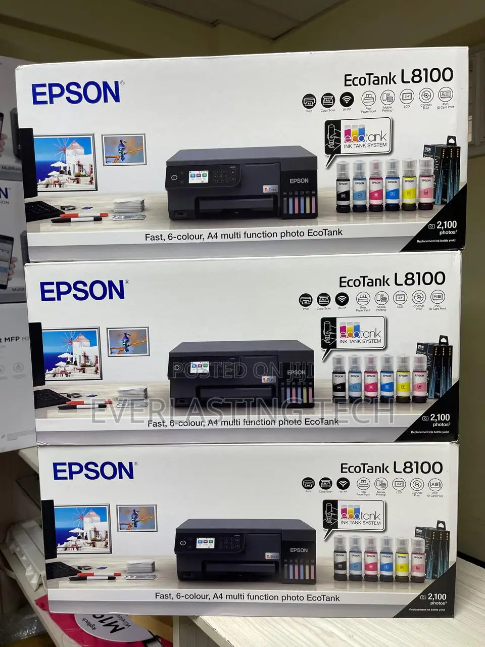Epson Ecotank L8100 A4 Inktank Photo Printer