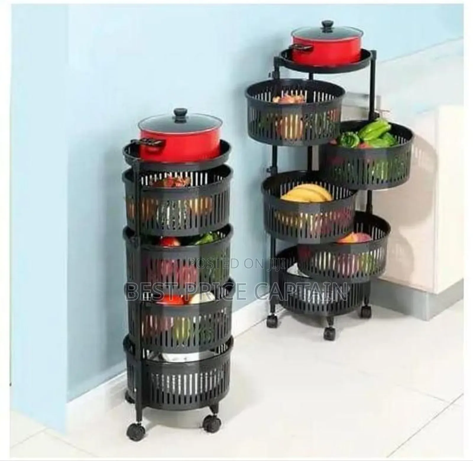 4tier Plastic Fruitrack