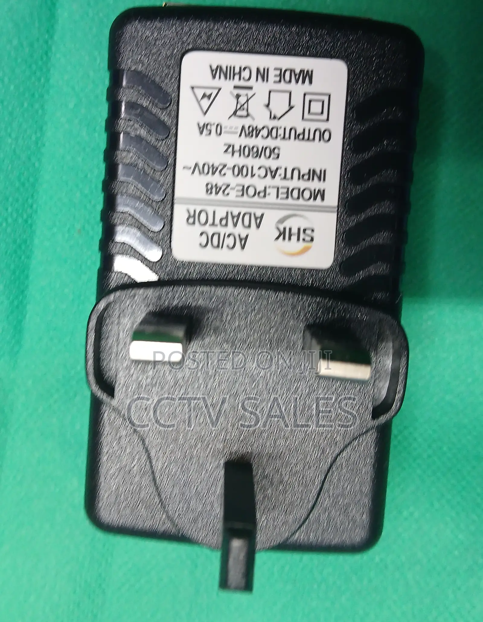 Ethernet Adapter Dc Power Supply Adapter, 48v 0.5a Poe