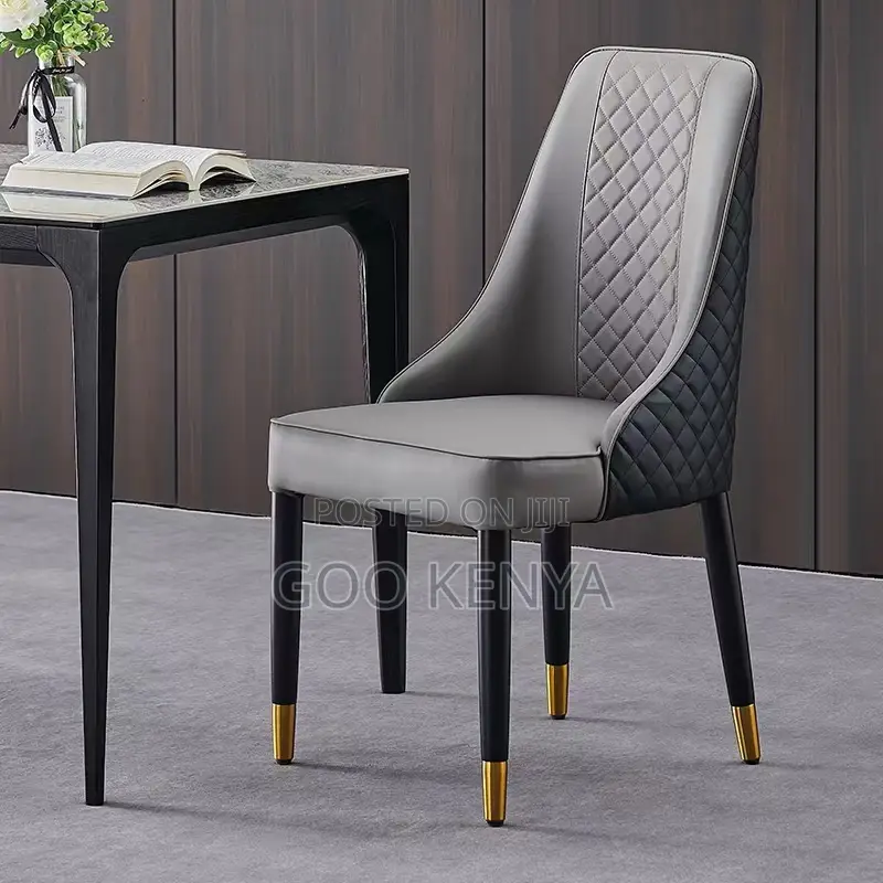 Home Dining Chair; Modern Leather Dining Chair for Living Room