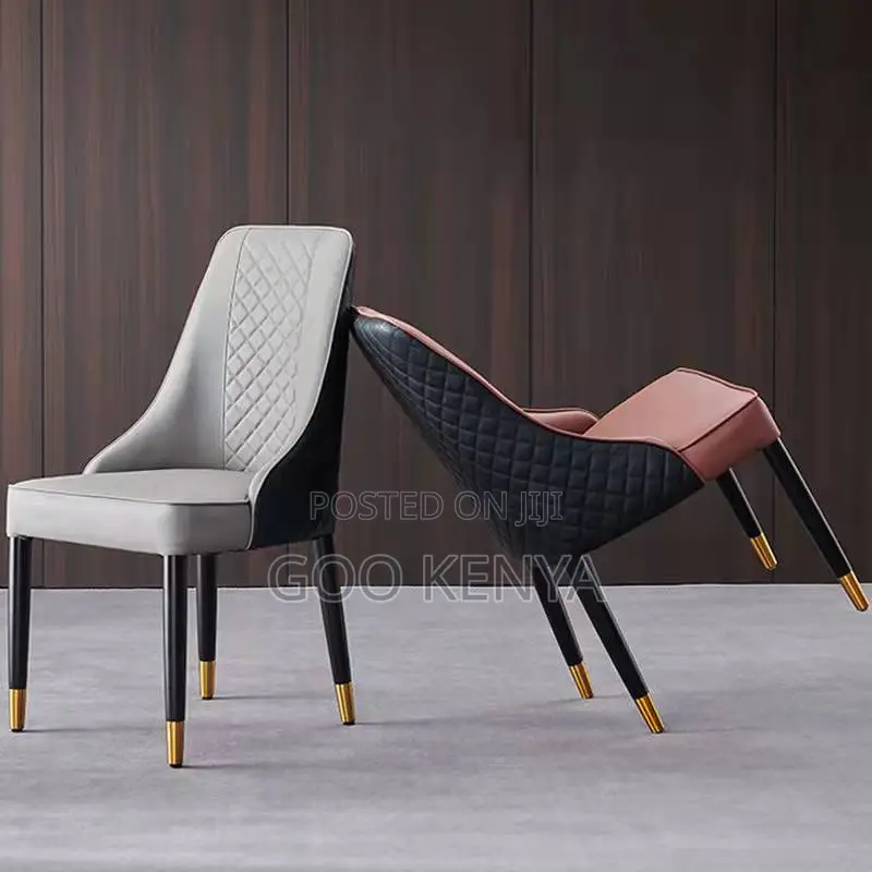 Home Dining Chair; Modern Leather Dining Chair for Living Room