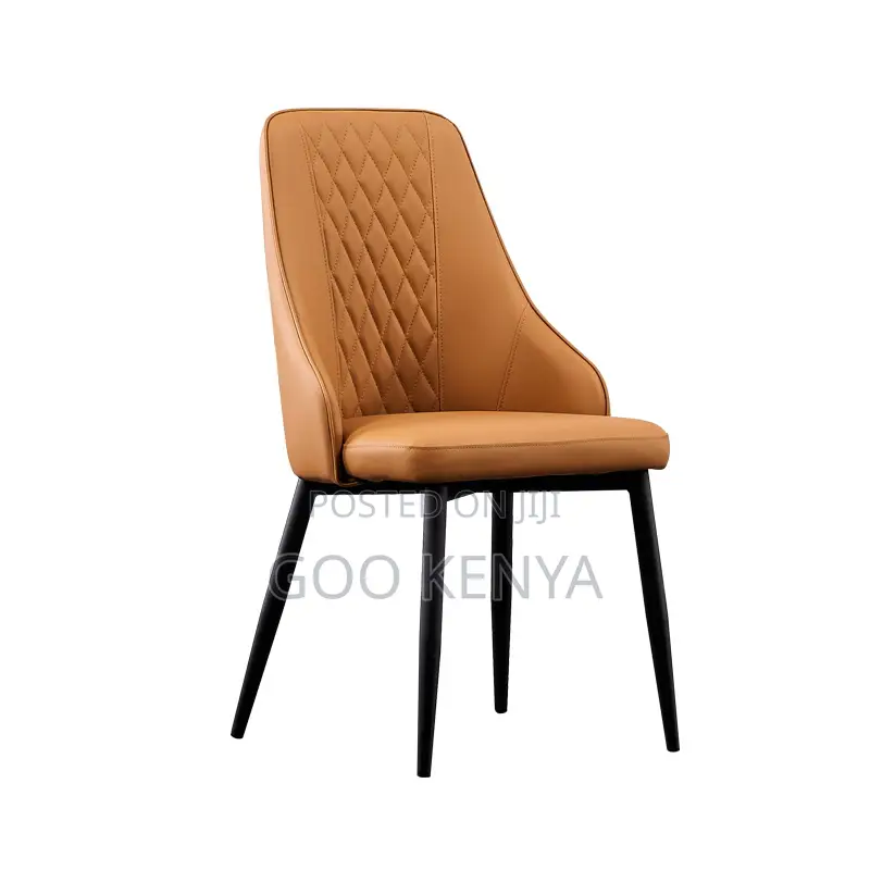 Home Dining Chair; Modern Leather Dining Chair for Living Room