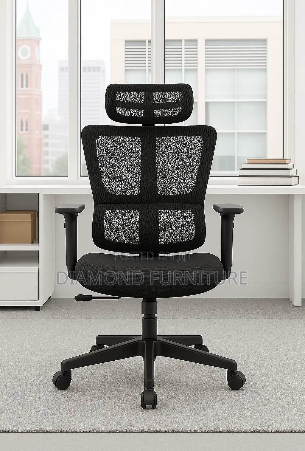 Office Furniture;Ergonomic Office Chair With Adjustable Lumbar Support