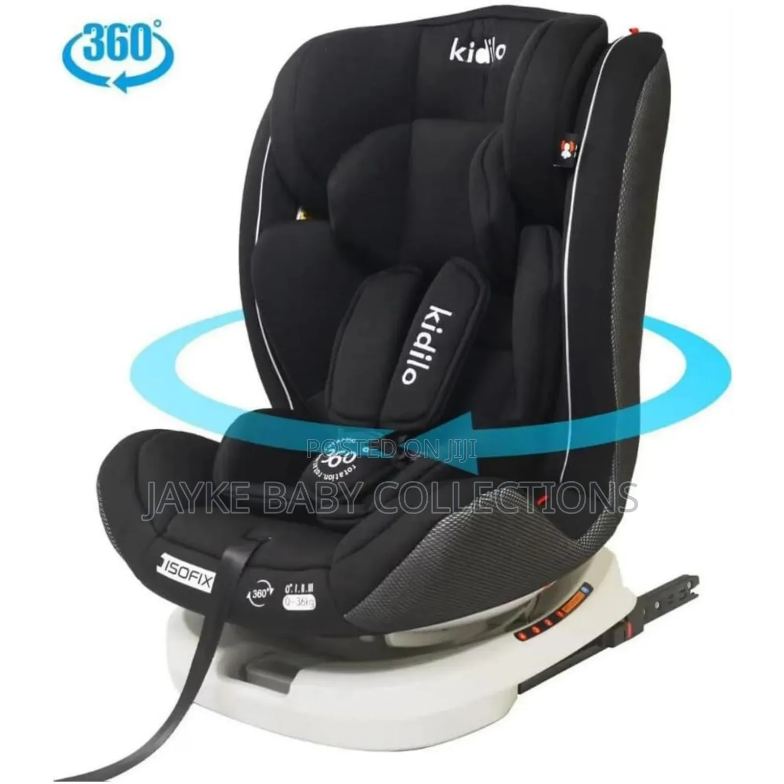 Kidilo Isofix 360° Car Seat for 0–12 Years Kids