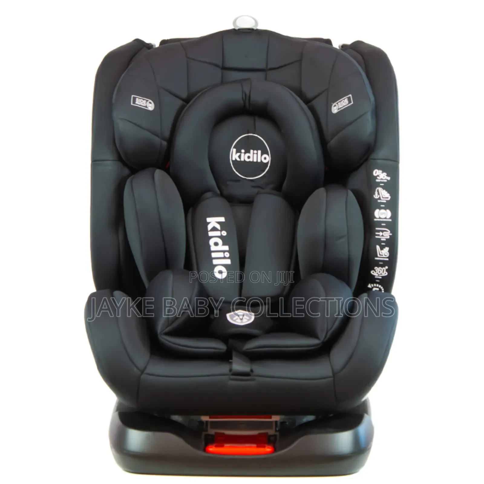 Kidilo Isofix 360° Car Seat for 0–12 Years Kids