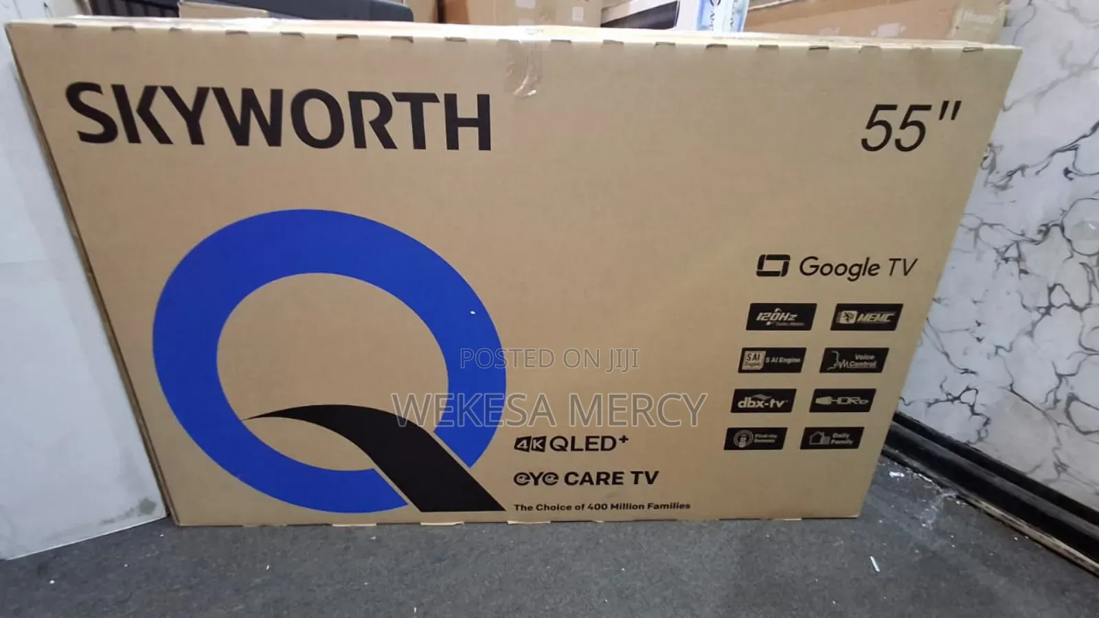 Skyworth 55′′ 55q6500 (New2025)Qled Google Smart Tv