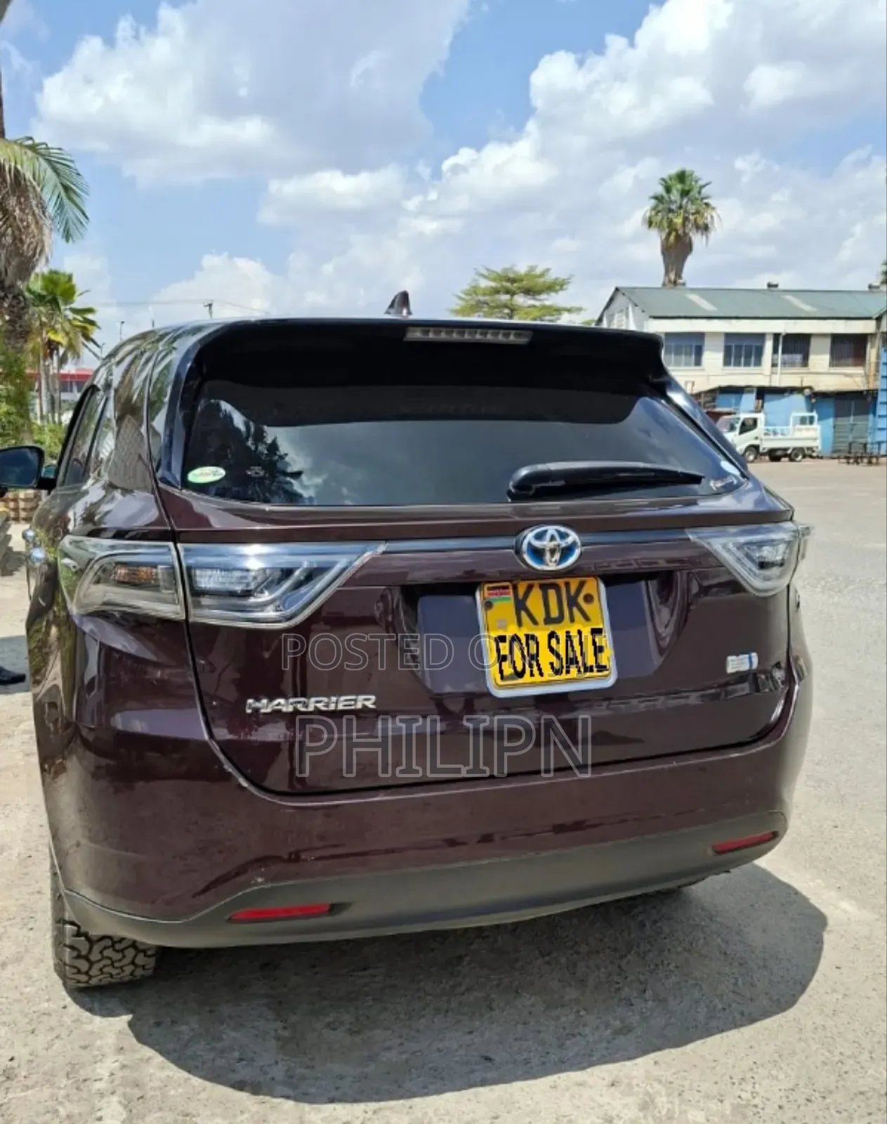 Toyota Harrier 2015 Maroon